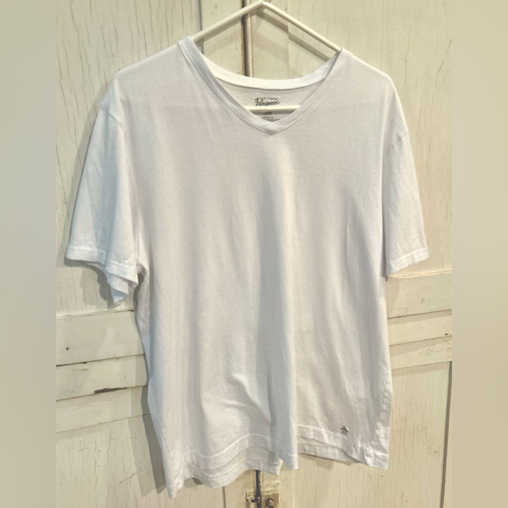 Penguin v neck shirt